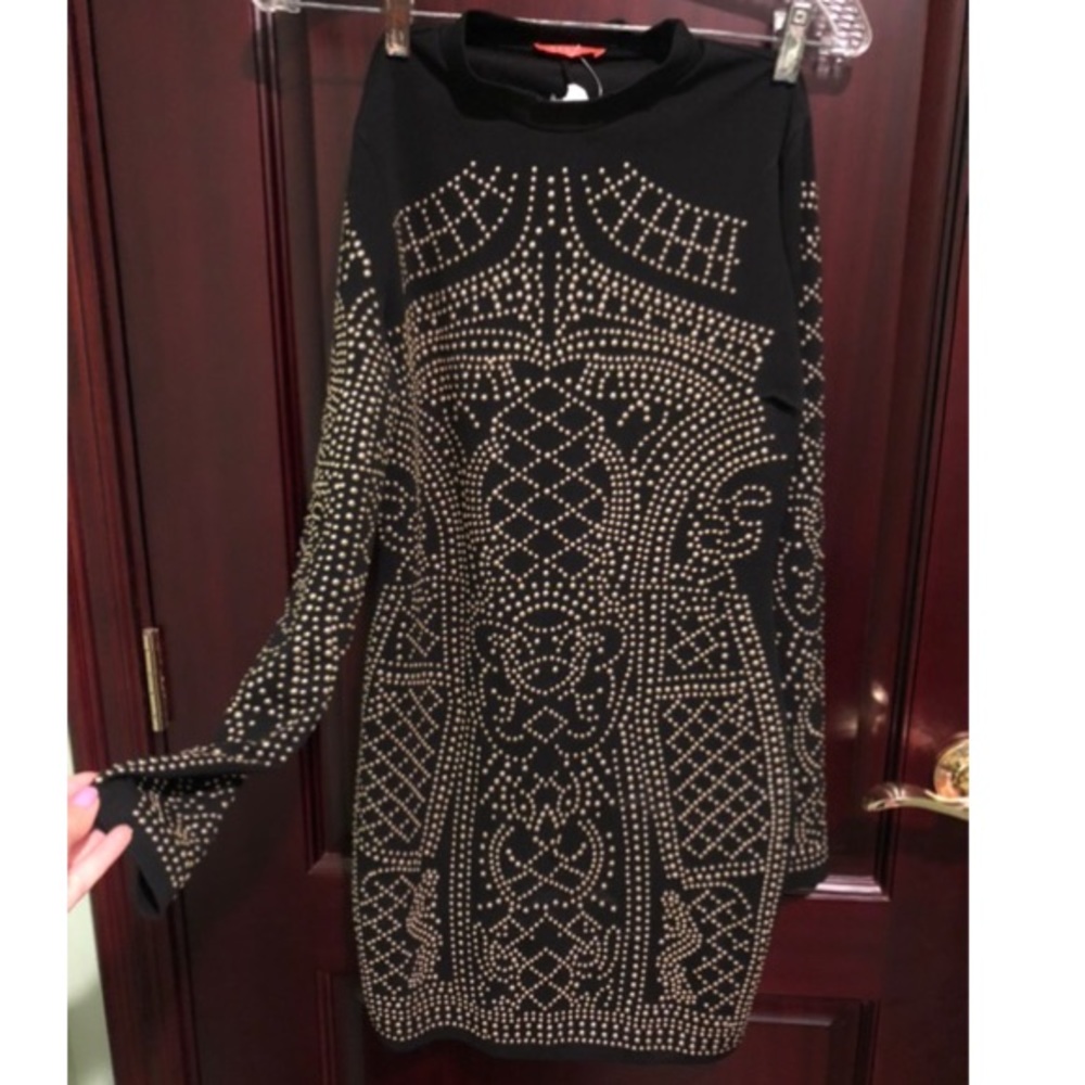 Banjul Black Dress *Balmain Inspired*